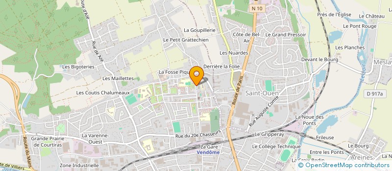 localisation de l'entreprise MADAME JEANNE VAUDEVILLE  BONNEVEAU