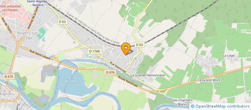 localisation de l'entreprise MADAME JEANNE VELTER  NOYERS-SUR-CHER