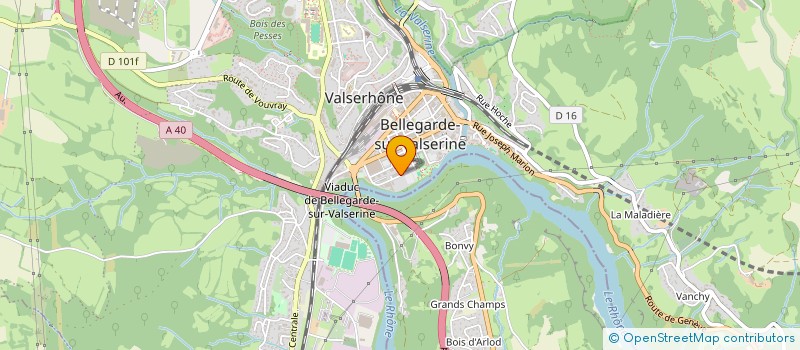 localisation de l'entreprise MADAME JEANNE VENANT à VALSERHONE