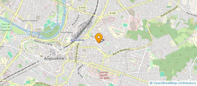 localisation de l'entreprise MADAME JEANNE VERGNAUD à ANGOULEME