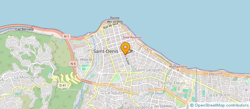 localisation de l'entreprise MADAME JEANNE VERGOZ à SAINT-DENIS