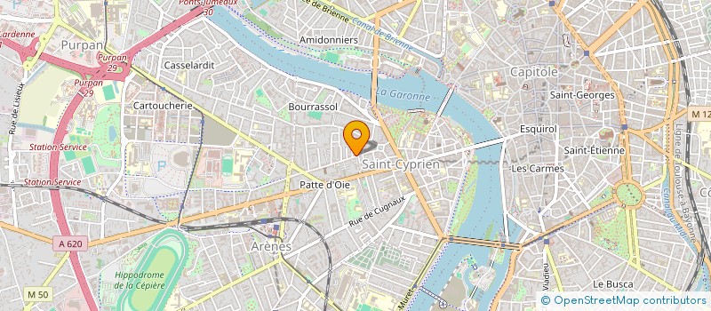 localisation de l'entreprise MADAME JEANNE VIGUIE  TOULOUSE