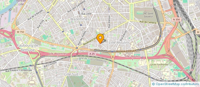 localisation de l'entreprise MADAME JEANNE VILLARUBIAS  LILLE