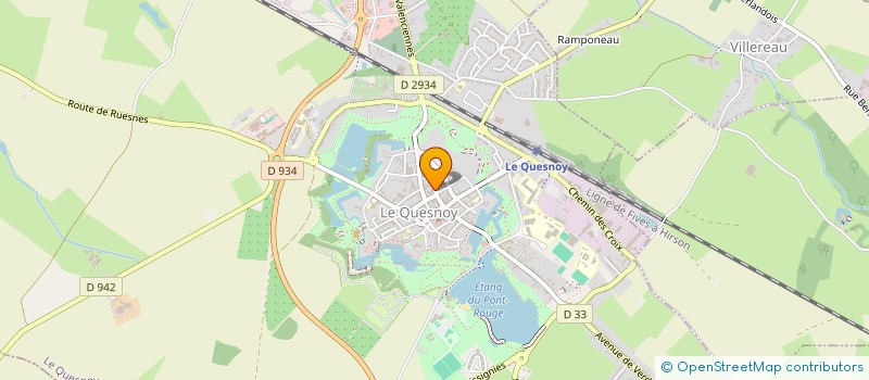 localisation de l'entreprise MADAME JEANNE VINOY à LE QUESNOY