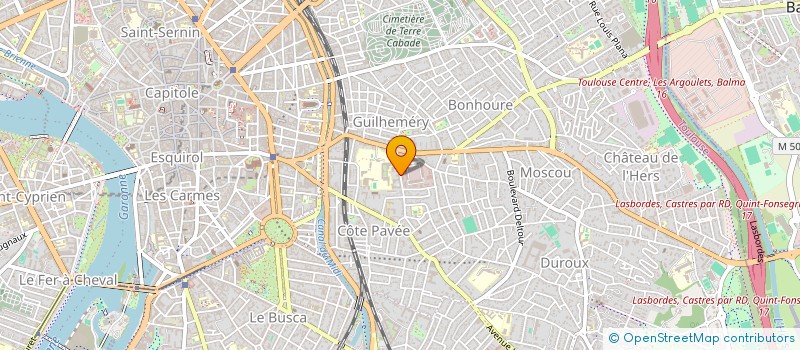 localisation de l'entreprise MADAME JEANNE VOISSE  TOULOUSE