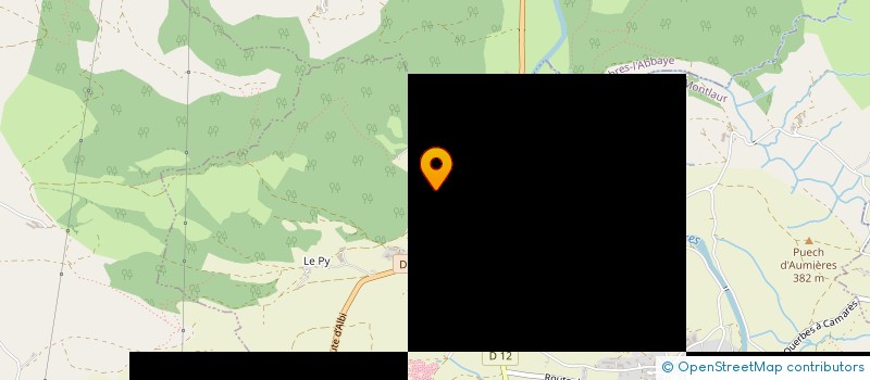 localisation de l'entreprise MADAME JEANNE WALFERDEIN  MONTLAUR