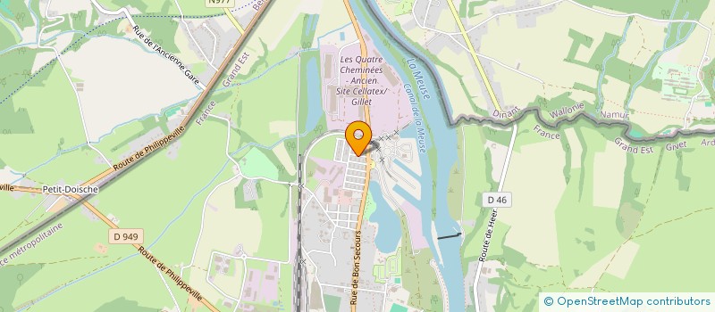 localisation de l'entreprise MADAME JEANNE WASLET  GIVET