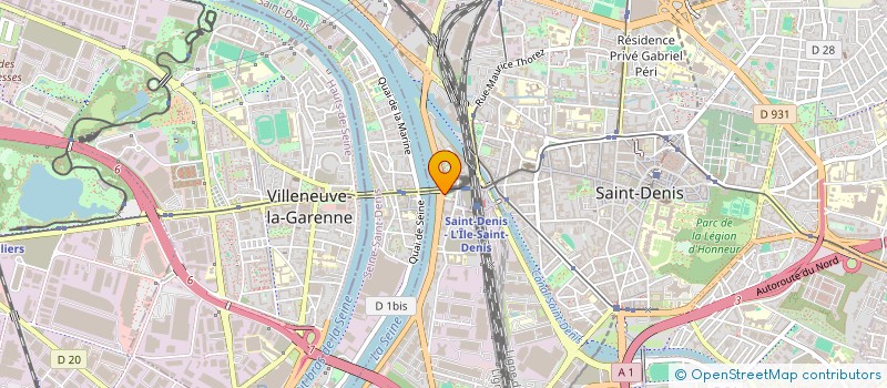 localisation de l'entreprise MADAME JEANNE YOSSA KAMENI  SAINT-DENIS