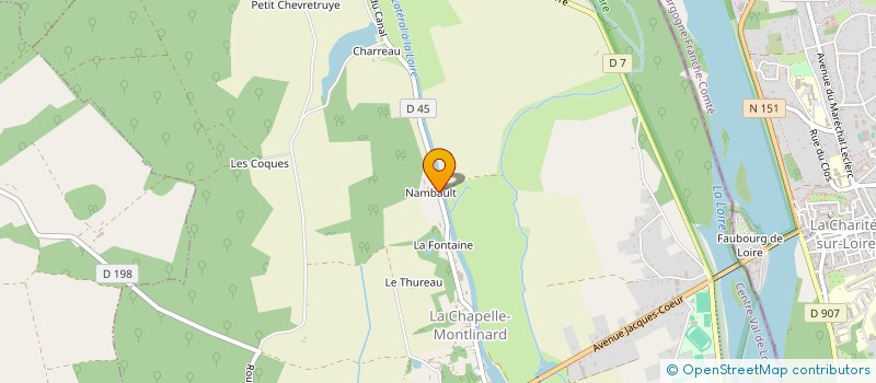 localisation de l'entreprise MADAME JEANNE-YVONNE FARNAULT  LA CHAPELLE-MONTLINARD