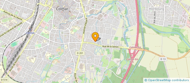 localisation de l'entreprise MADAME JEANNE ZWICKERT  COLMAR