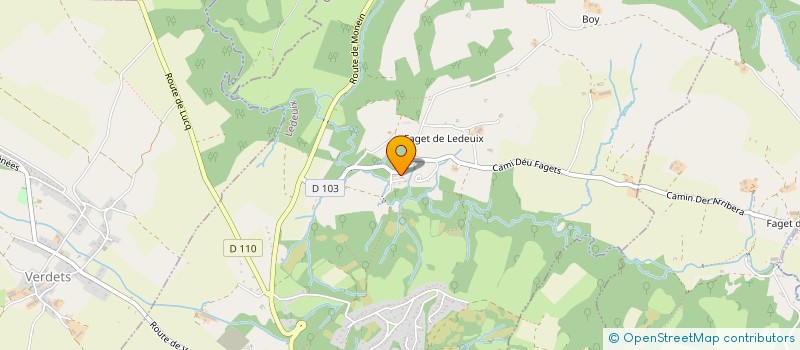 localisation de l'entreprise MADAME JEANNETTE BELLAICHE  LEDEUIX