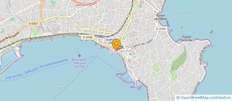localisation de l'entreprise MADAME JEANNETTE BILOUNGA MEDJO à ANTIBES