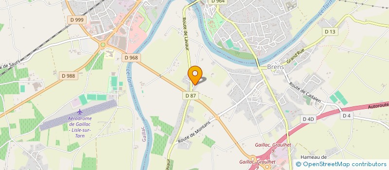 localisation de l'entreprise MADAME JEANNETTE BOURDONCLE  BRENS