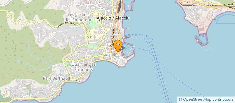 localisation de l'entreprise MADAME JEANNETTE COSSU à AJACCIO