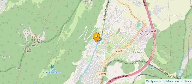 localisation de l'entreprise MADAME JEANNETTE DASYLVA-PEXICE  VIF