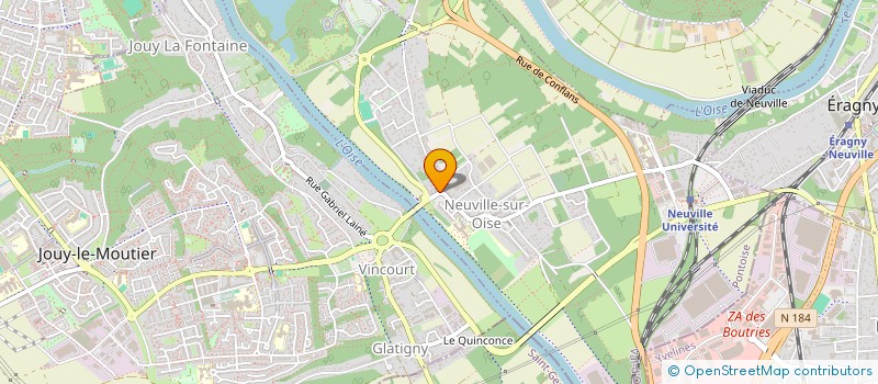 localisation de l'entreprise MADAME JEANNETTE DIRIL  NEUVILLE-SUR-OISE