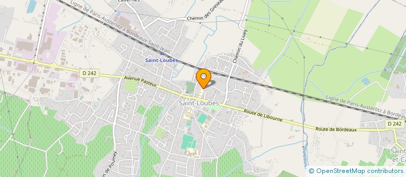 localisation de l'entreprise MADAME JEANNETTE DUBOIS  SAINT-LOUBES