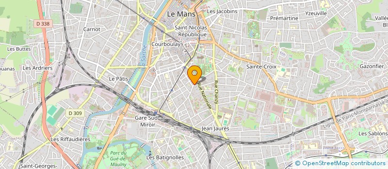 localisation de l'entreprise MADAME JEANNETTE DUPLESSIS  LE MANS