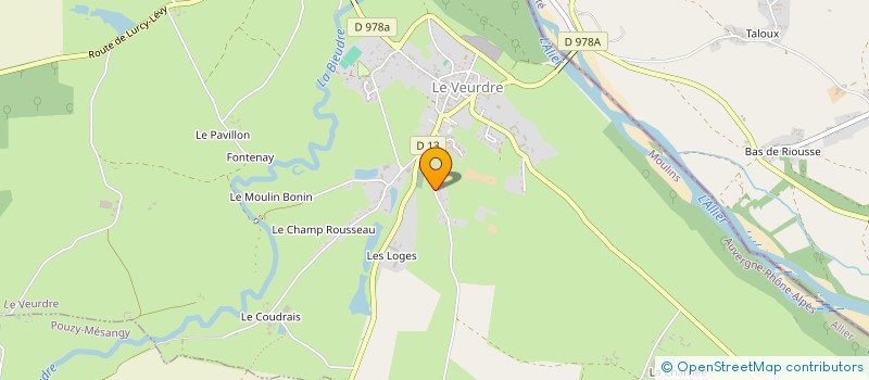 localisation de l'entreprise MADAME JEANNETTE FILIPPI  LE VEURDRE