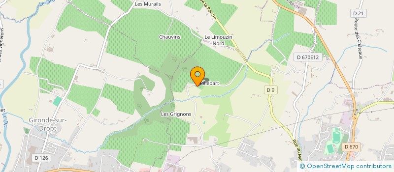 localisation de l'entreprise MADAME JEANNETTE HAUMAREAU  LA REOLE