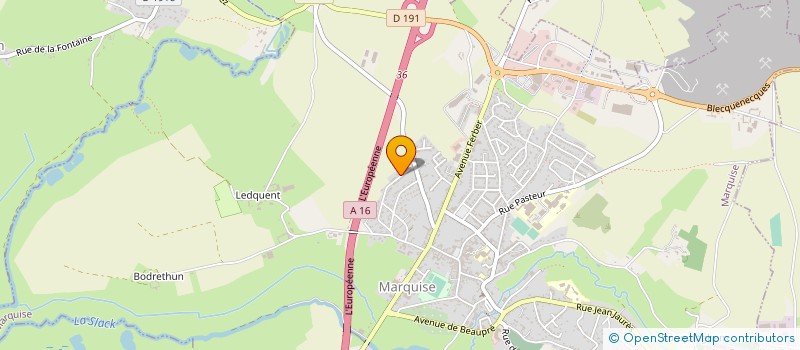 localisation de l'entreprise MADAME JEANNETTE HUBEAUX  MARQUISE