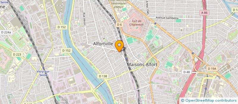 localisation de l'entreprise MADAME JEANNETTE JEAN BAPTISTE  ALFORTVILLE