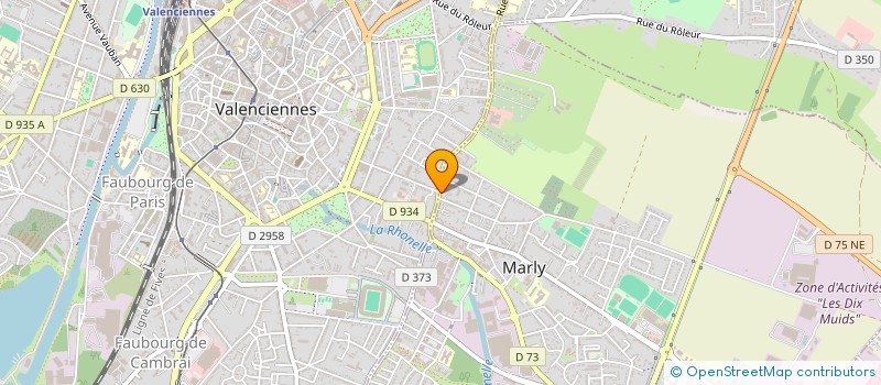 localisation de l'entreprise MADAME JEANNETTE KAMANO  MARLY