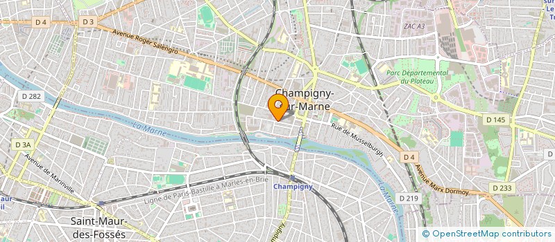 localisation de l'entreprise MADAME JEANNETTE KATZ à CHAMPIGNY-SUR-MARNE