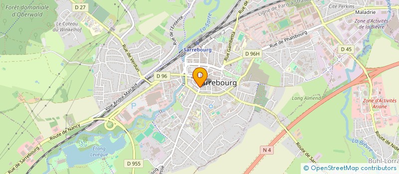 localisation de l'entreprise MADAME JEANNETTE LITTNER à SARREBOURG