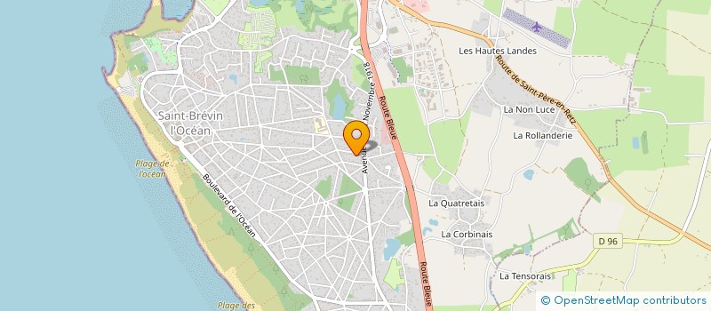 localisation de l'entreprise MADAME JEANNETTE MENDY à SAINT-BREVIN-LES-PINS