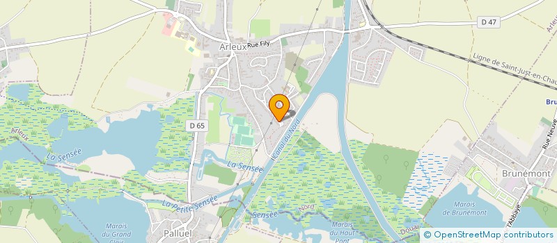 localisation de l'entreprise MADAME JEANNETTE MIDOLO  ARLEUX