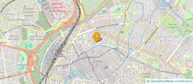 localisation de l'entreprise MADAME JEANNETTE MUHLENBEIM à STRASBOURG