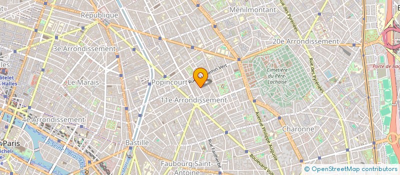 localisation de l'entreprise MADAME JEANNETTE N'DRI  PARIS