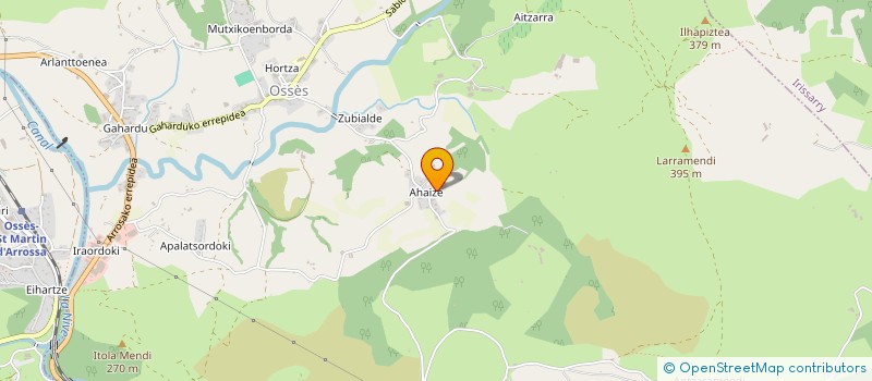 localisation de l'entreprise MADAME JEANNETTE ONDARS  OSSES