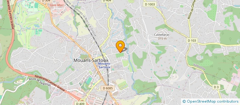 localisation de l'entreprise MADAME JEANNETTE PEREZ  MOUANS-SARTOUX