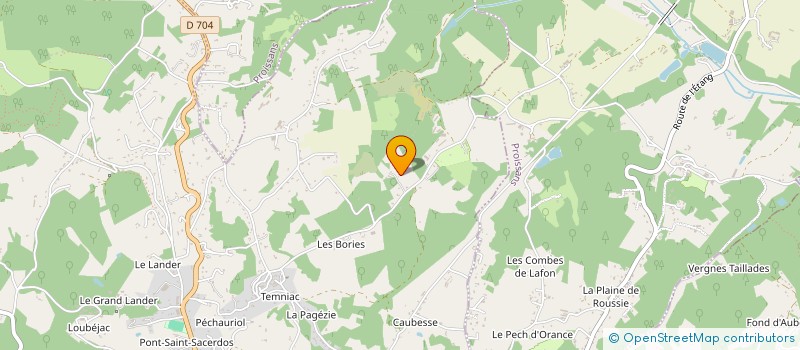 localisation de l'entreprise MADAME JEANNETTE PHILIS  SARLAT-LA-CANEDA