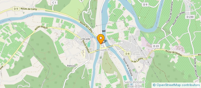 localisation de l'entreprise MADAME JEANNETTE PLANCHOU  LUZECH