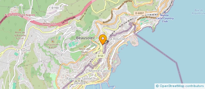 localisation de l'entreprise MADAME JEANNETTE RABATTI à BEAUSOLEIL