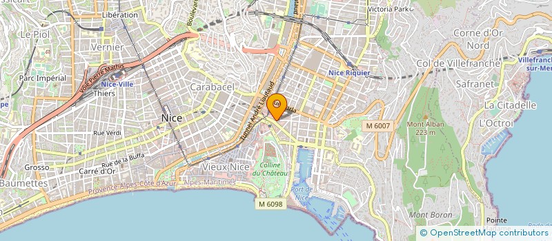 localisation de l'entreprise MADAME JEANNETTE ROUS à NICE