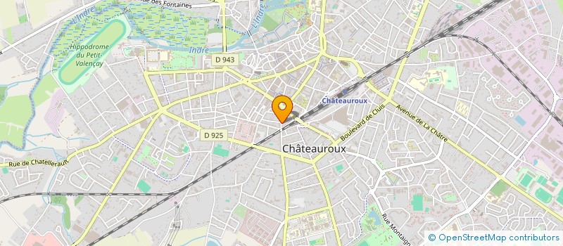 localisation de l'entreprise MADAME JEANNETTE THOURAUD à CHATEAUROUX