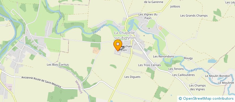 localisation de l'entreprise MADAME JEANNETTE VILAINE à LA CHAPELLE-SUR-AVEYRON