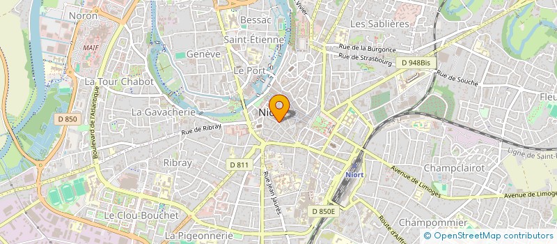 localisation de l'entreprise MADAME JEANNETTE ZAMBORSKY  NIORT