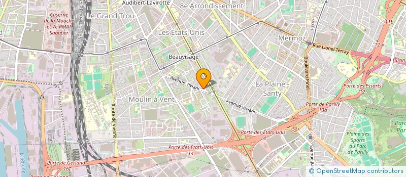 localisation de l'entreprise MADAME JEANNETTE ZOA MANI  LYON