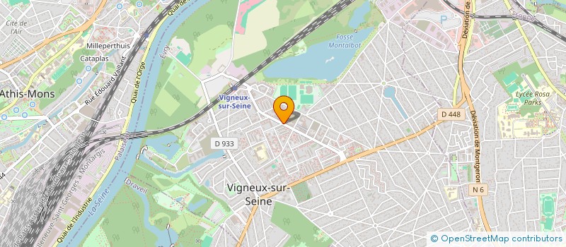 localisation de l'entreprise MADAME JEANNICA MOUANDA MBILA  VIGNEUX-SUR-SEINE