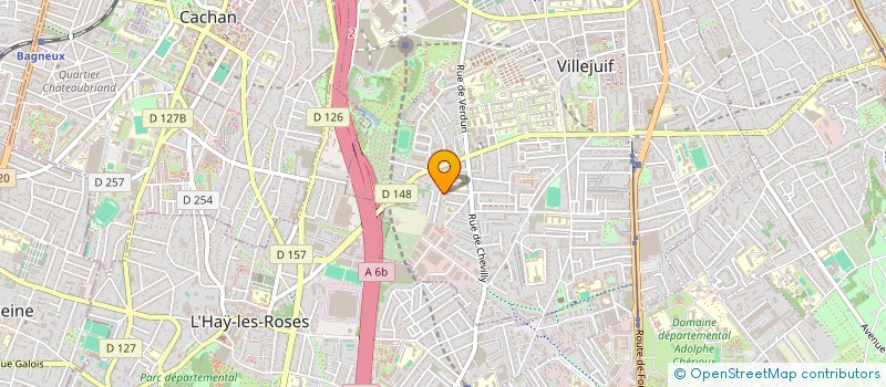 localisation de l'entreprise MADAME JEANNICK BERTON à VILLEJUIF