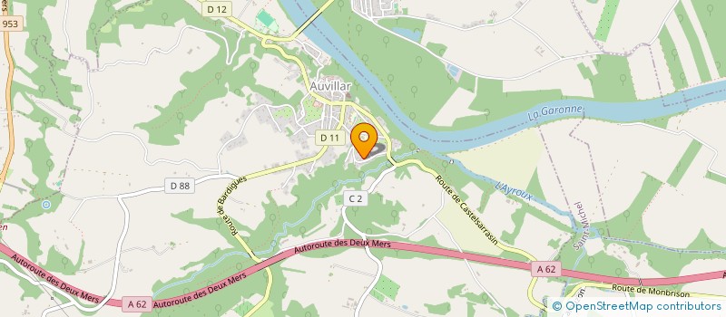 localisation de l'entreprise MADAME JEANNICK BLANC  AUVILLAR