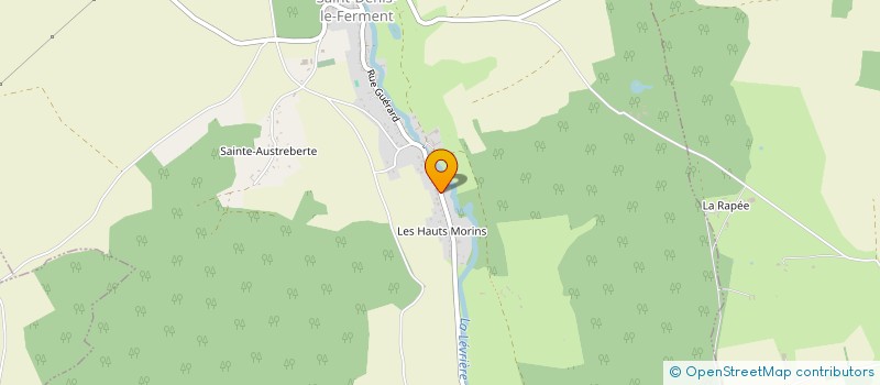 localisation de l'entreprise MADAME JEANNICK BROSSIER  SAINT-DENIS-LE-FERMENT