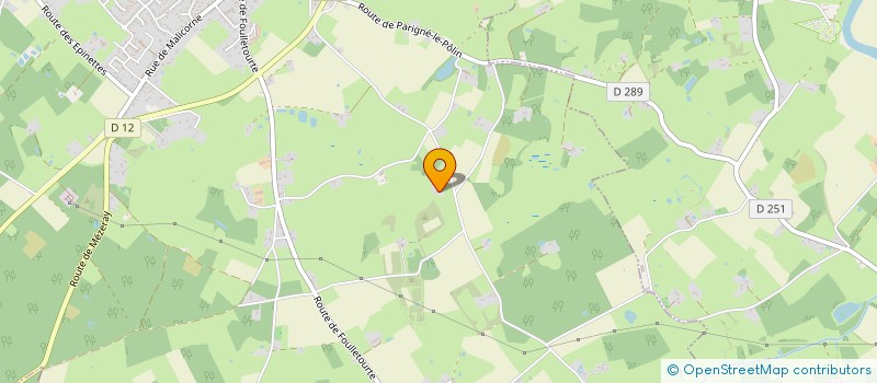 localisation de l'entreprise MADAME JEANNICK BUZANCE  ROEZE-SUR-SARTHE