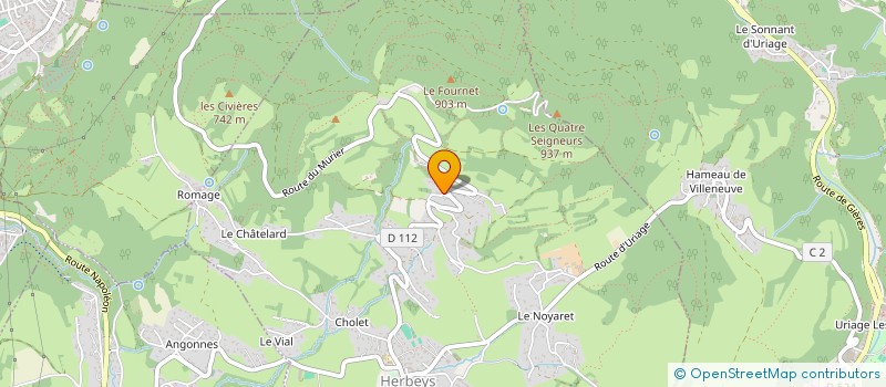 localisation de l'entreprise MADAME JEANNICK RIVAUX  HERBEYS