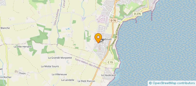 localisation de l'entreprise MADAME JEANNICK ROTY à CANCALE